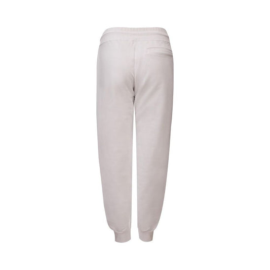 GCDS Chic White Cotton Trousers for Elevated Style white-cotton-jeans-pant-2