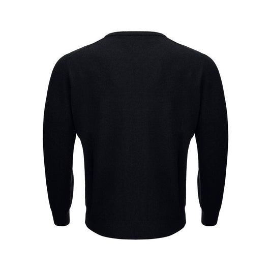 KANGRA Elegant Wool Sweater for Men in Classic Black elegant-wool-sweater-for-men-in-classic-black
