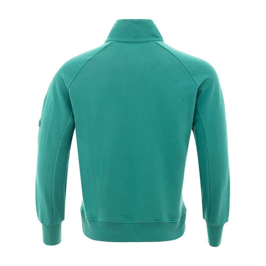 C.P. Company CP Company Cotton Crewneck Green elegant-green-cotton-sweater-for-men