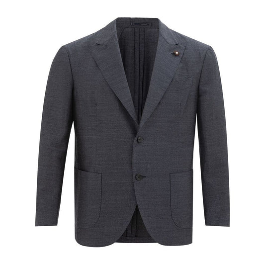 LardiniElegant Gray Wool Jacket for Sophisticated MenMcRichard Designer Brands£429.00