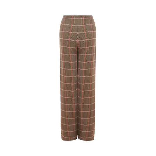 Lardini Elegant Brown Viscose Pants for Sophisticated Style elegant-brown-viscose-pants-for-sophisticated-style