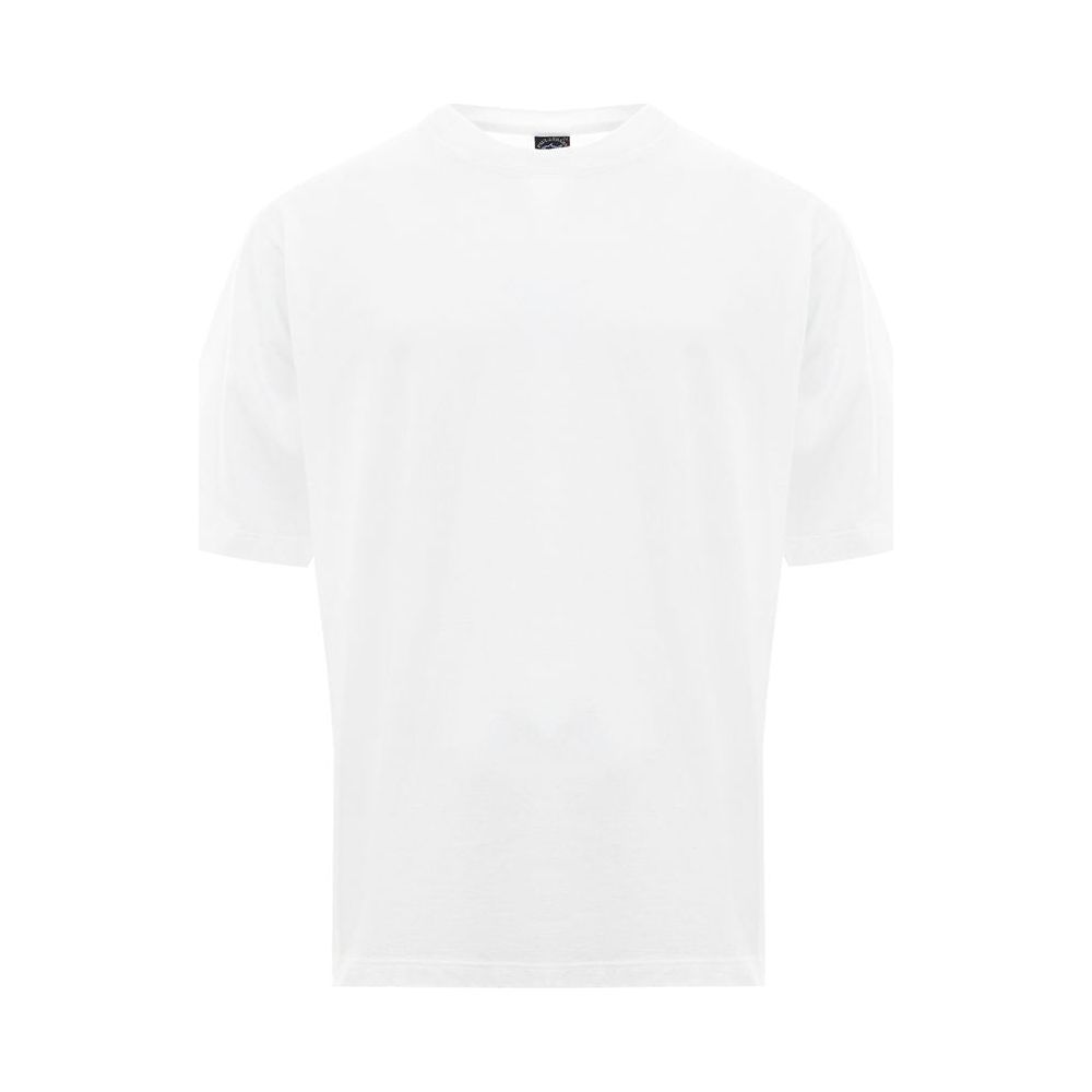 Paul & Shark Pristine White Cotton T-Shirt white-cotton-t-shirt-18