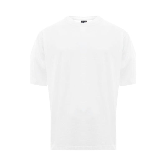 Paul & Shark Pristine White Cotton T-Shirt white-cotton-t-shirt-18