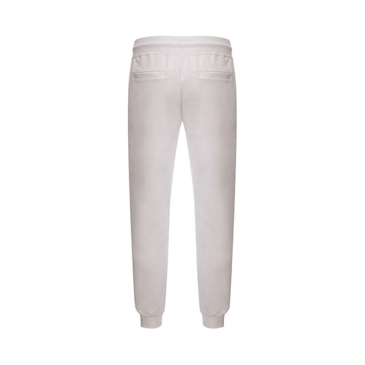 GCDS Elevated White Cotton Jeans For Men elevated-white-cotton-jeans-for-men