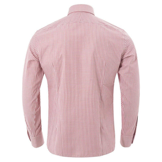 Elegant Cotton Pink Men's Shirt