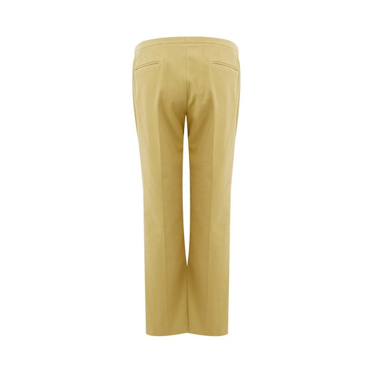 Lardini Elegant Golden Cotton Trousers elegant-golden-cotton-trousers