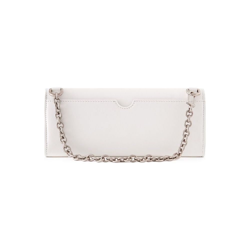 Off-White Sleek White Leather Wallet for the Style-Savvy pristine-white-leather-wallet-for-sophisticated-elegance