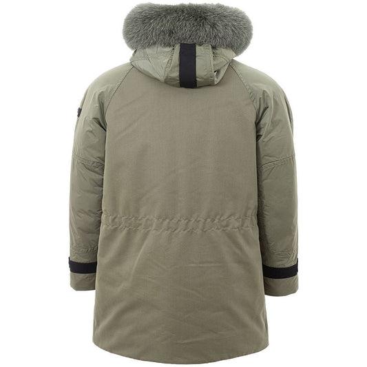 Peuterey Chic Green Polyamide Jacket for Stylish Men elegant-green-polyamide-jacket-for-men