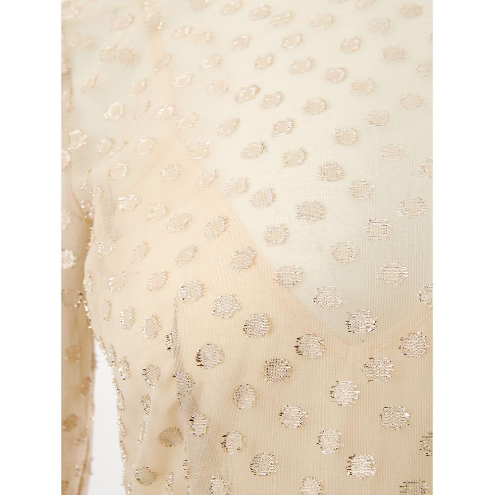 Lardini Beige Cotton Elegance Dress beige-cotton-elegance-from-lardini