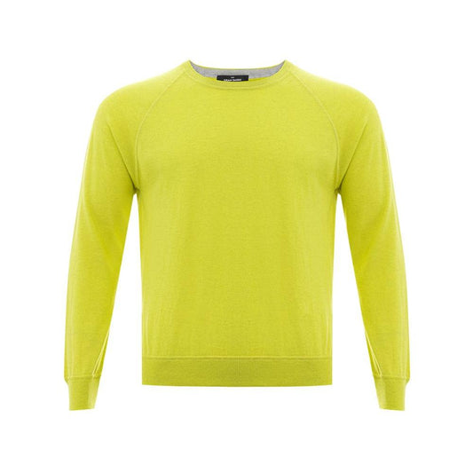 Sunny Yellow Italian Cotton Sweater