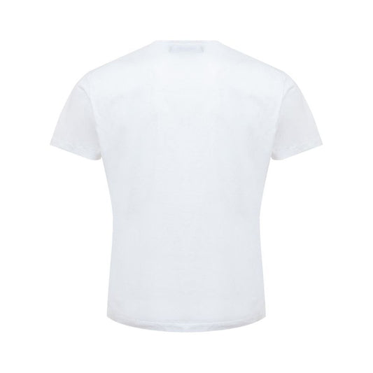 Dsquared² Sleek White Cotton Tee for Men white-cotton-t-shirt-24