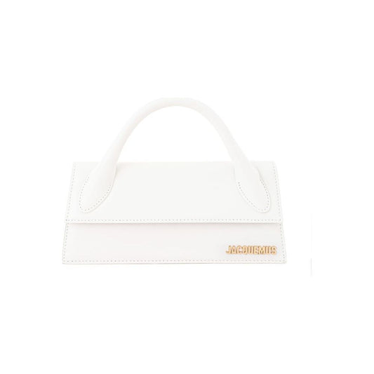 Jacquemus Chic White Leather Handbag for Sophisticated Elegance white-leather-handbag-3
