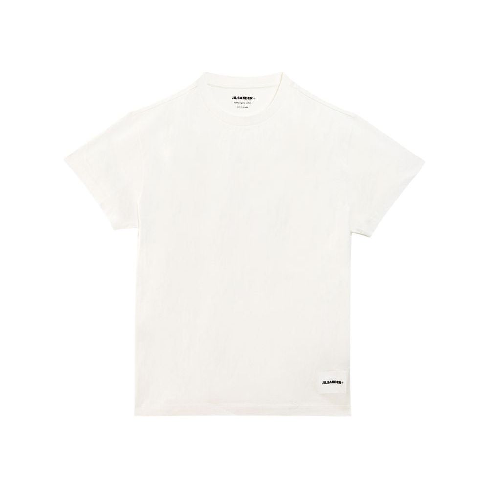 Jil Sander White Cotton Organic T-Shirt white-cotton-organic-t-shirt