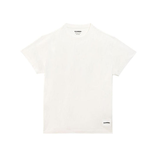 Jil Sander White Cotton Organic T-Shirt white-cotton-organic-t-shirt