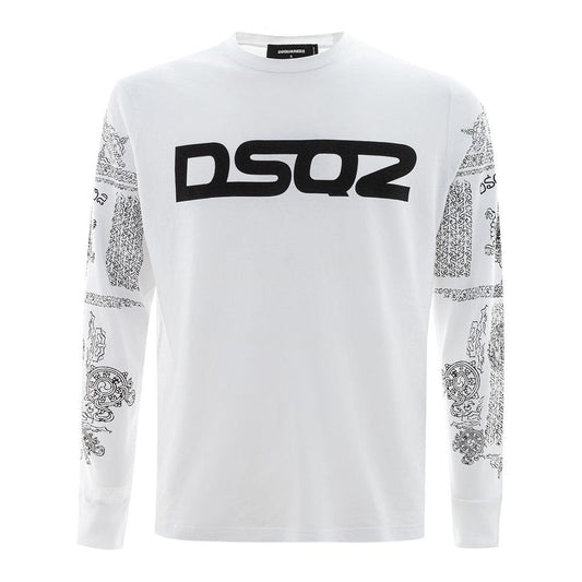 Dsquared² White Cotton T-Shirt white-cotton-t-shirt-48