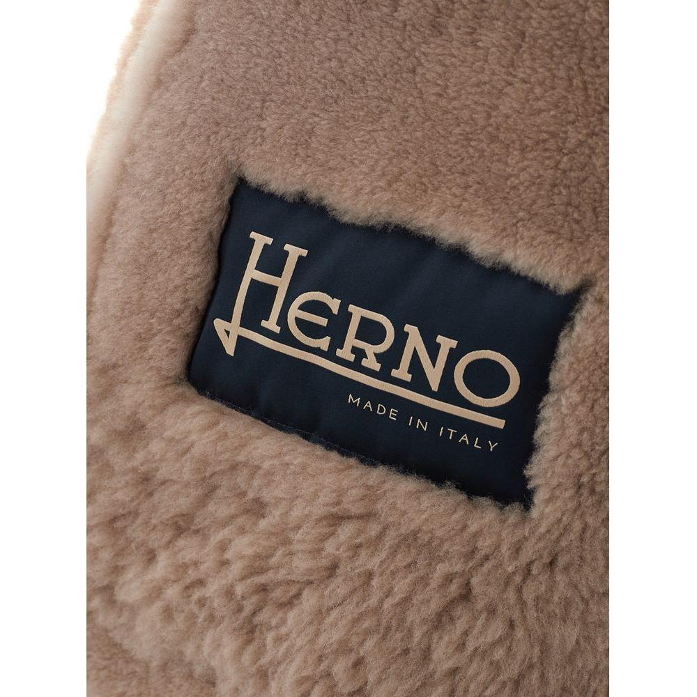 Herno Elegant Brown Leather Jacket for Men elegant-brown-leather-jacket