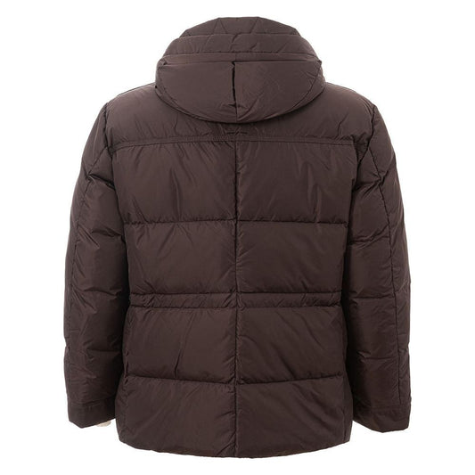 Peuterey Elegant Brown Polyamide Jacket for Men elegant-brown-polyamide-jacket-for-men