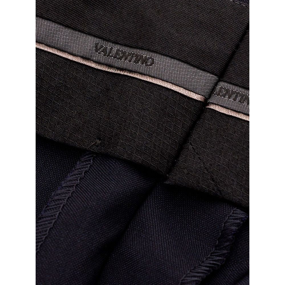 Valentino Black Wool Jeans & Pant black-wool-jeans-pant-1