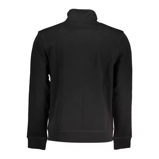 Hugo Boss Sleek Long-Sleeved Zip Sweater in Black sleek-long-sleeved-zip-sweater-in-black