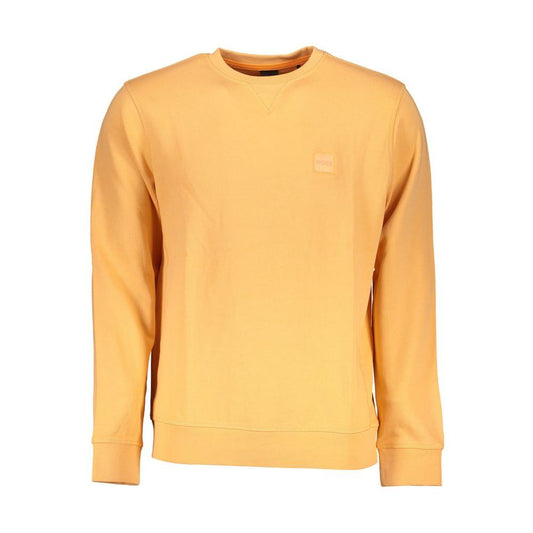 Hugo Boss Orange Cotton Sweater orange-cotton-sweater-5