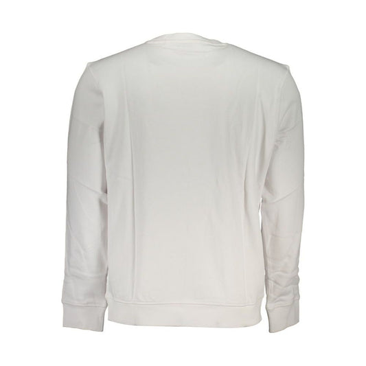 Hugo Boss White Cotton Sweater white-cotton-sweater-29