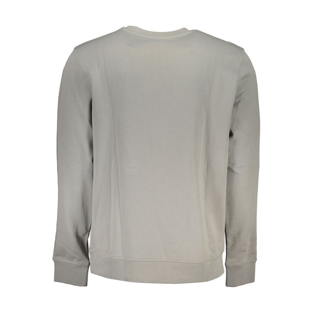 Hugo Boss Gray Cotton Sweater gray-cotton-sweater-28