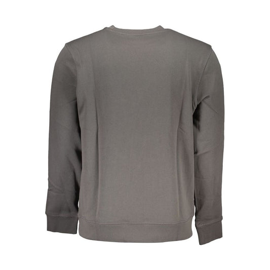 Hugo Boss Gray Cotton Sweater gray-cotton-sweater-34