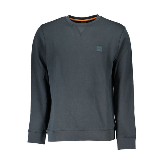 Hugo Boss | Green Organic Cotton Crew Neck Sweatshirt| McRichard Designer Brands   