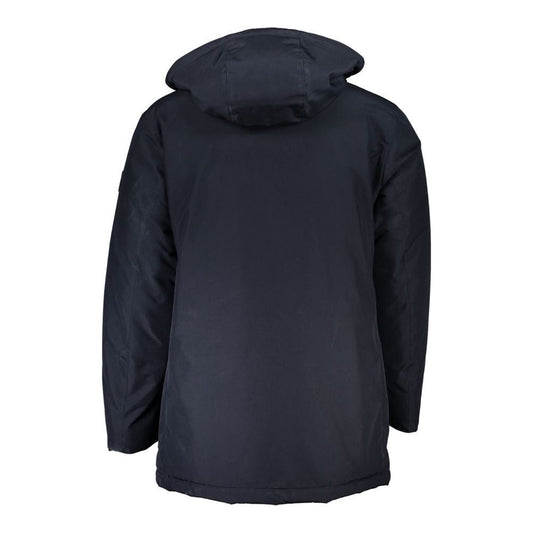 Hugo Boss Sleek Blue Long-Sleeve Jacket with Hood sleek-blue-long-sleeve-jacket-with-hood