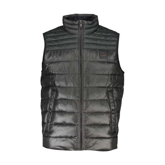 Hugo Boss | Sleeveless Zip Vest with Logo Detail| McRichard Designer Brands   