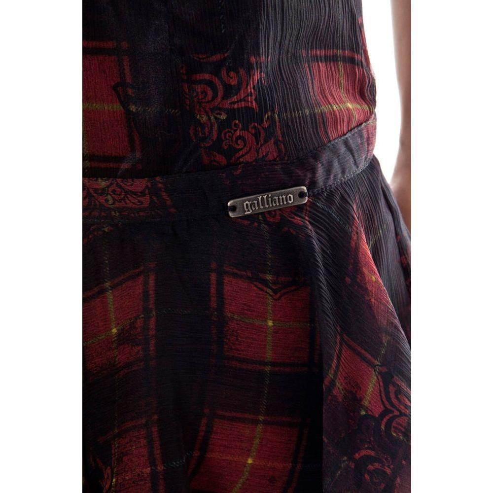 John Galliano | Chic Silk-Blend Short Skirt with Side Zip| McRichard Designer Brands   