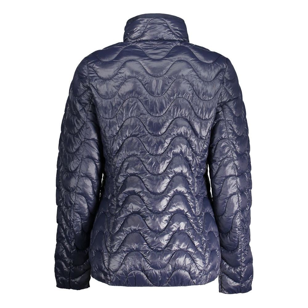 Blue Polyamide Jackets & Coat