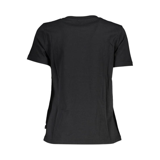 Black Cotton Tops & T-Shirt