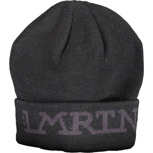 La Martina Sleek Embroidered Cap in Timeless Black sleek-embroidered-cap-in-timeless-black