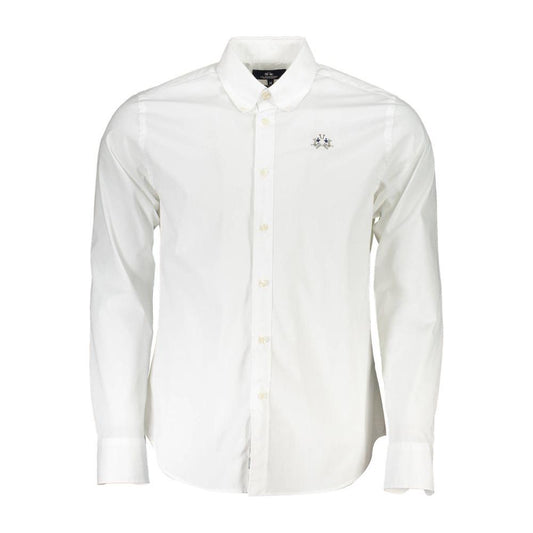 La Martina | Elegant Slim Fit Long Sleeve Men's Shirt| McRichard Designer Brands   