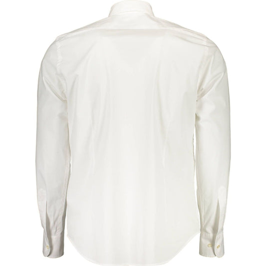 La Martina | Elegant White Long-Sleeved Shirt for Men| McRichard Designer Brands   
