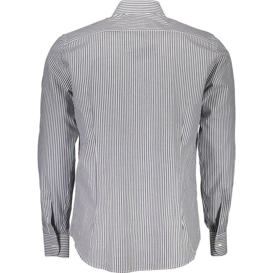 La MartinaElegant Blue Cotton Long Sleeve ShirtMcRichard Designer Brands£129.00
