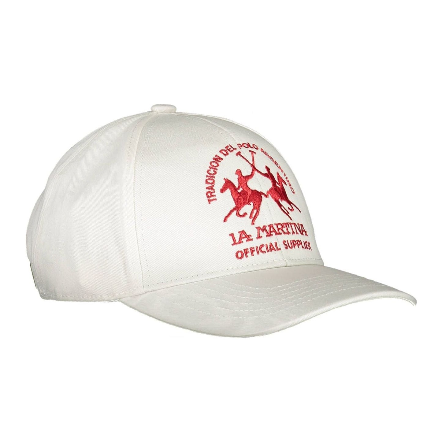 La Martina Elegant Visored Hat with Embroidered Logo elegant-visored-hat-with-embroidered-logo