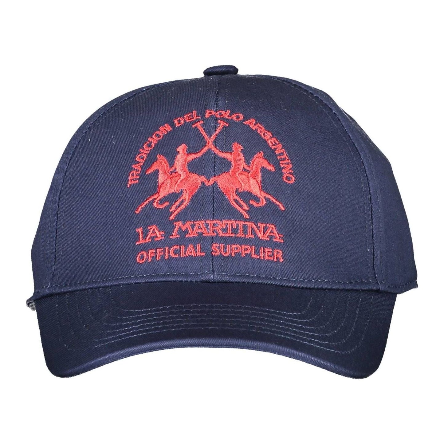 La Martina Elegant Embroidered Cotton Visor Hat elegant-embroidered-cotton-visor-hat