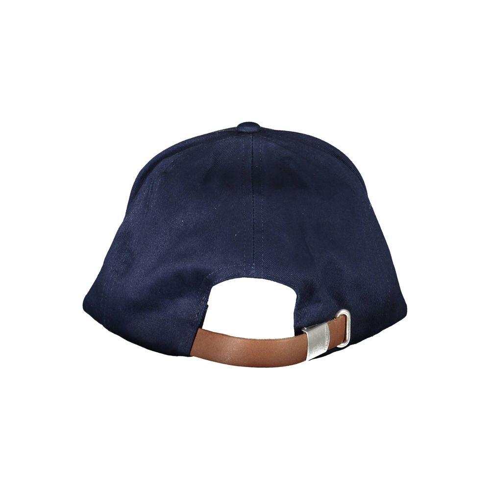 La Martina Blue Cotton Hats & Cap blue-cotton-hats-cap-8