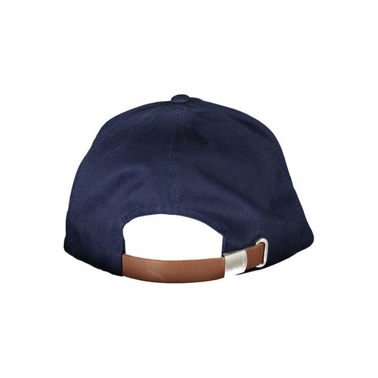 La Martina Blue Cotton Hats & Cap blue-cotton-hats-cap