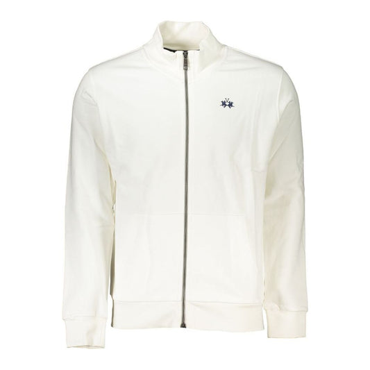 La MartinaElegant White Fleece Sweatshirt - Regular FitMcRichard Designer Brands£169.00