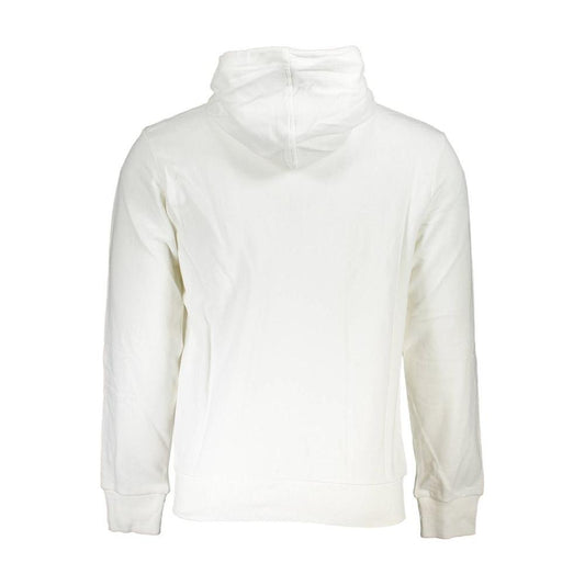 La Martina Elegant White Hooded Sweatshirt for Men elegant-white-hooded-sweatshirt-for-men
