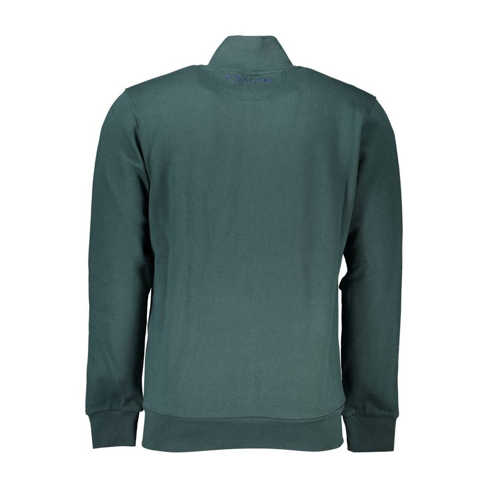 La MartinaElegant Green Fleece Sweatshirt with EmbroideryMcRichard Designer Brands£169.00