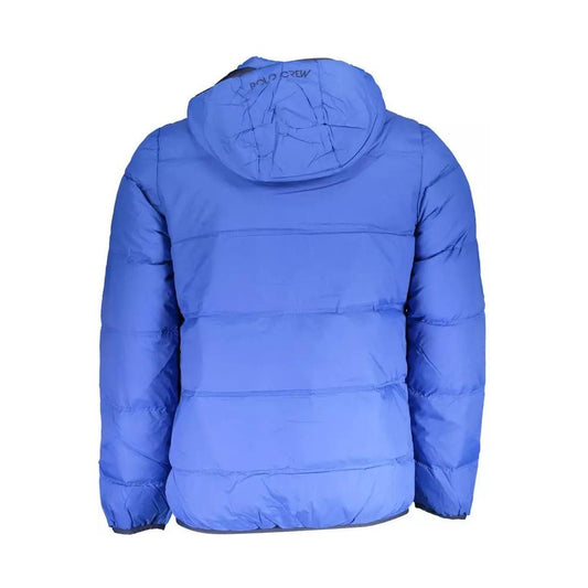 La Martina | Elite Blue Jacket with Detachable Hood| McRichard Designer Brands   