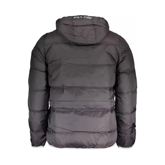 La Martina | Sleek Polyamide Jacket with Detachable Hood| McRichard Designer Brands   