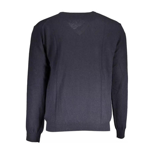 La Martina Elegant V-Neck Wool Blend Sweater elegant-v-neck-wool-blend-sweater-1