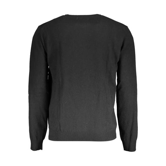 La Martina Elegant Black Wool-Cashmere Sweater elegant-black-wool-cashmere-sweater