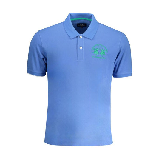 La Martina Light Blue Cotton Polo Shirt light-blue-cotton-polo-shirt-9