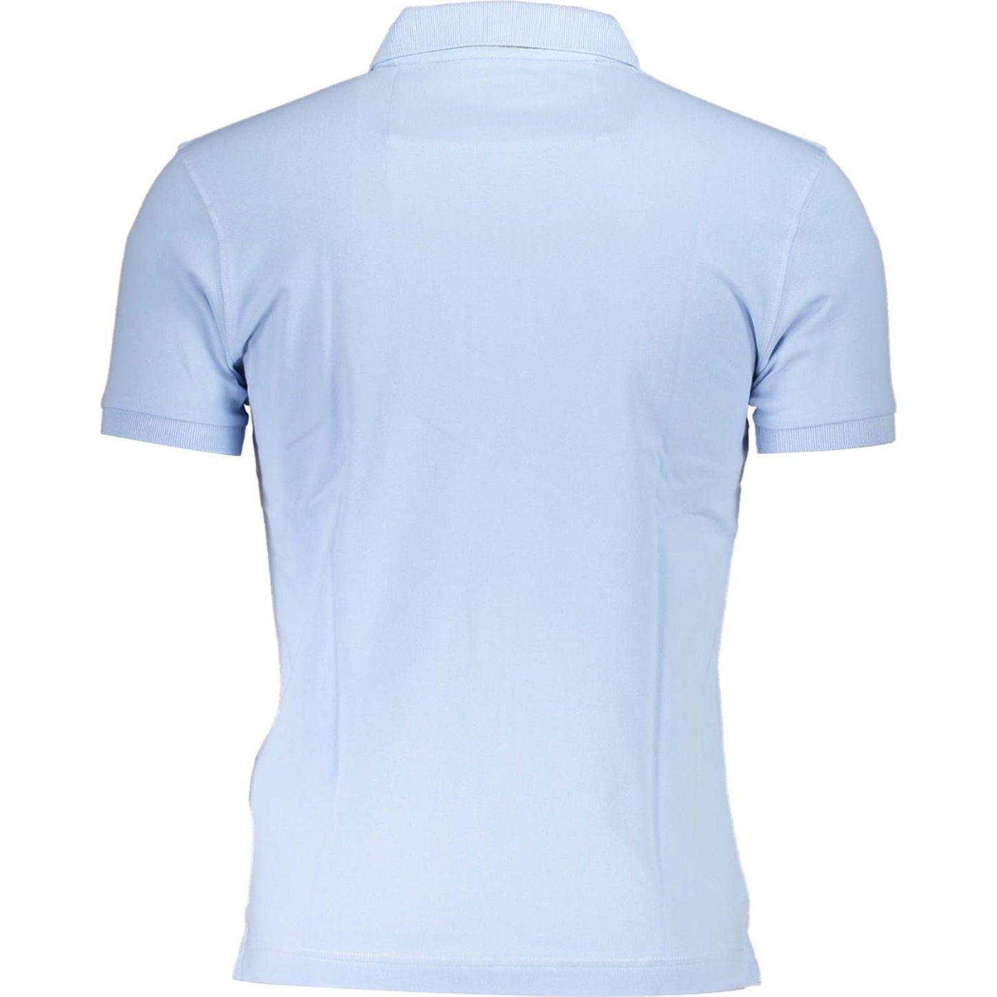 La Martina Sleek Slim-Fit Light Blue Polo Shirt sleek-slim-fit-light-blue-polo-shirt